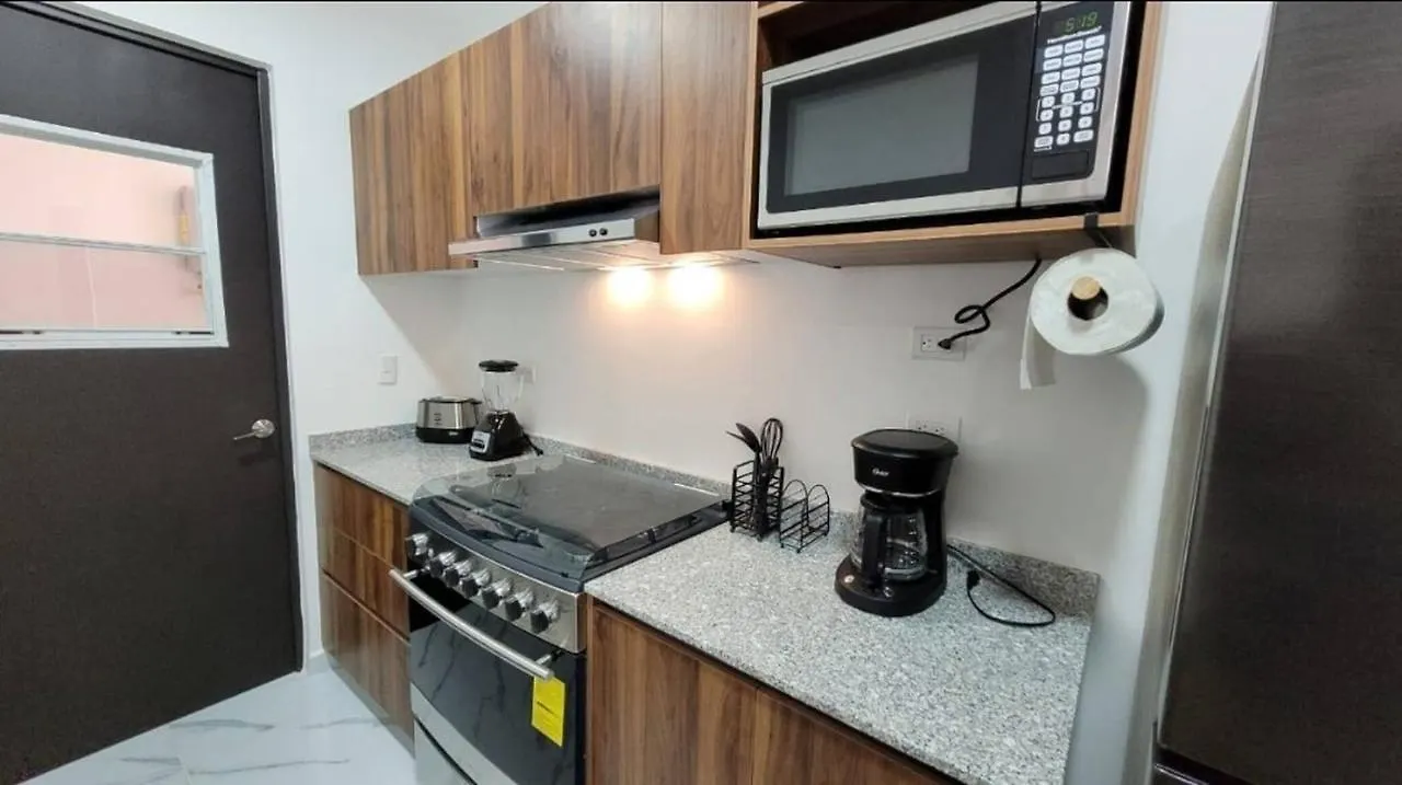 アパート プレヤデルカーメンModerno Departamento Vacacional En Playaアパートメント メキシコ