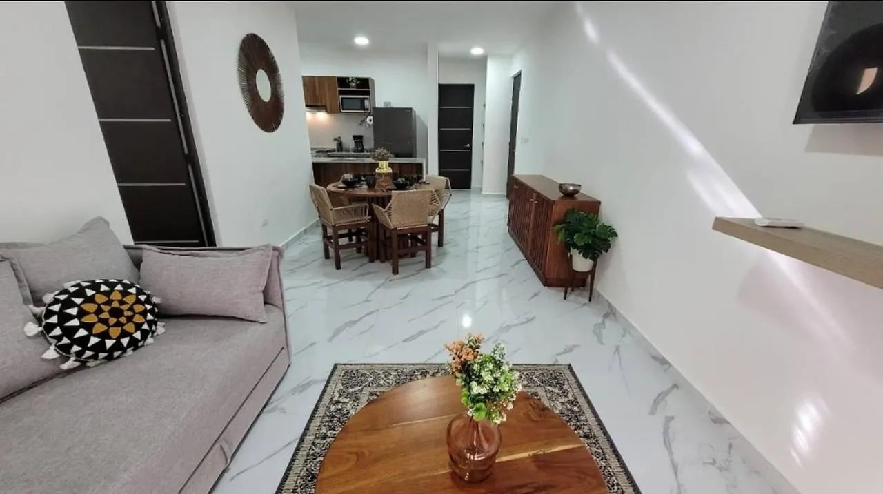 プレヤデルカーメンModerno Departamento Vacacional En Playaアパートメント アパート プレヤデルカーメン